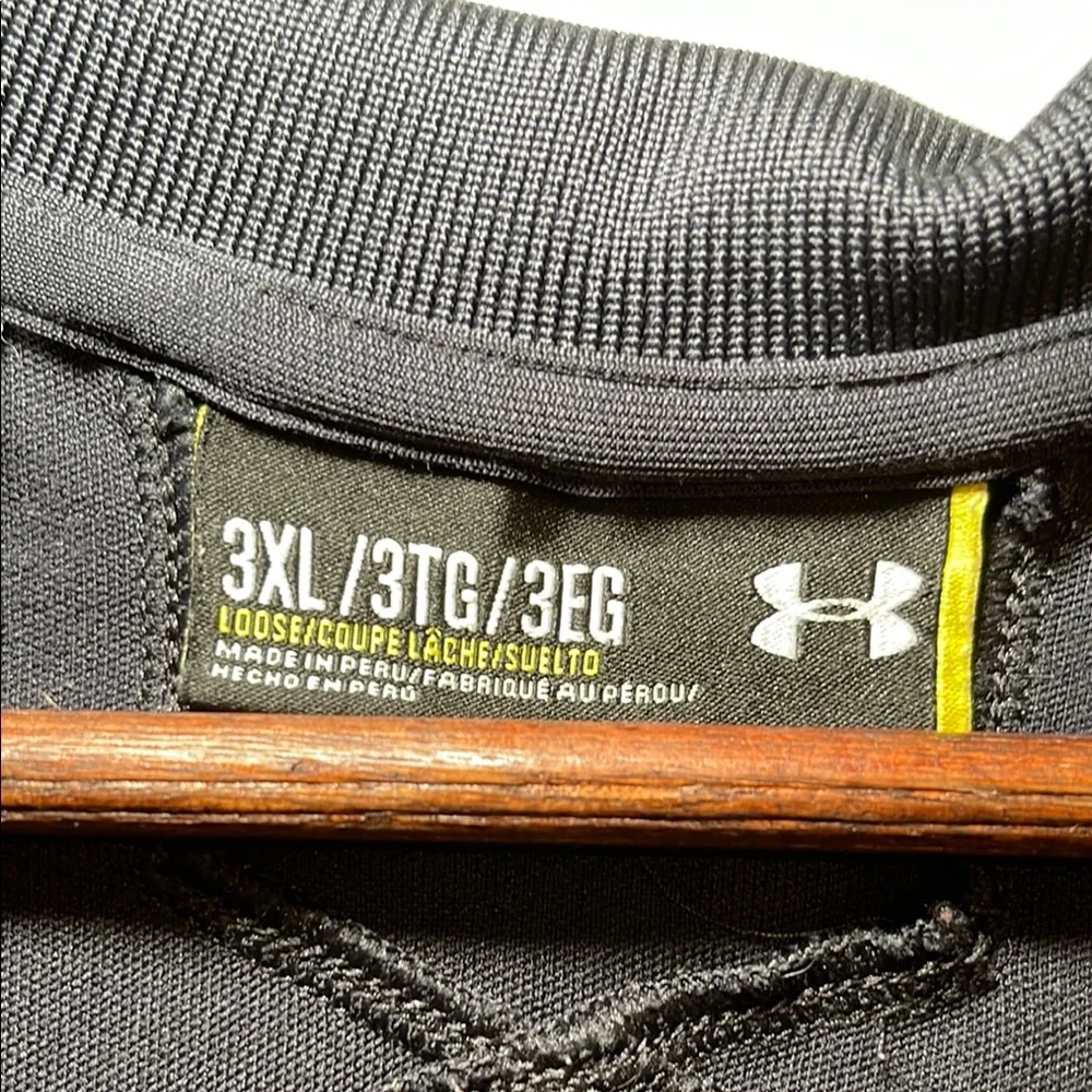 Under Armour Black Polo Shirt 3XL - Picture 2 of 7
